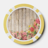 ヴィンテージ素朴ロマンバラウッド ポーカーチップ (裏面)