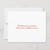 ヴィンテージ素朴予算メリークリスマスレッドトラック (裏面)