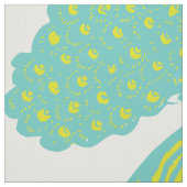 ヴィンテージ素朴孔雀パターン ファブリック (見本)