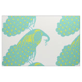 ヴィンテージ素朴孔雀パターン ファブリック (ファットクウォーター)