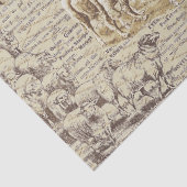 ヴィンテージ素朴家畜エフエメラベージュ 薄葉紙 (詳細)