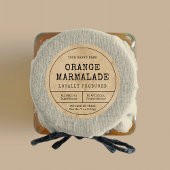 ヴィンテージ素朴小保存ジャムびん蓋ラベル ラウンドシール