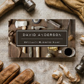 ヴィンテージ素朴工具大工 マグネット名刺