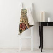 ヴィンテージ素朴新聞パッチワークコラージュ(9) シェルパブランケット (インサイチュ)