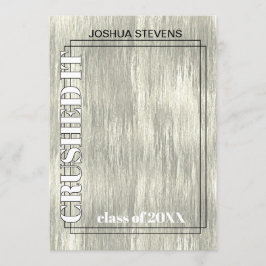 ヴィンテージ素朴木目卒業発表 シーズンカード