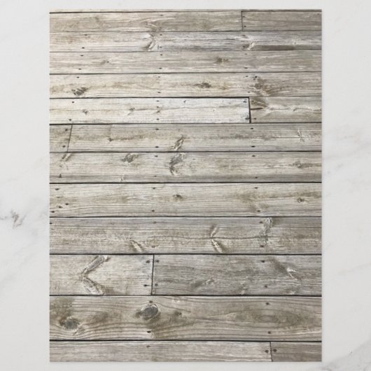 ヴィンテージ素朴板の模様スクラップブック紙 (正面)