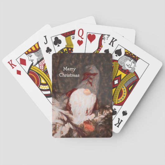 ヴィンテージ素朴格言メリークリスマスホリデーツリー トランプ (裏面)