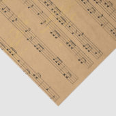 ヴィンテージ素朴楽譜 薄葉紙 (詳細)