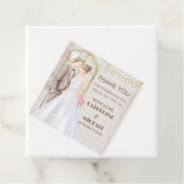 ヴィンテージ素朴水色ロマンチックなストリングライトF フェイバータグ (インサイチュ)