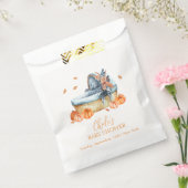 ヴィンテージ素朴秋パンプキンクリブベビーシャワー フェイバーバッグ (封をした状態)