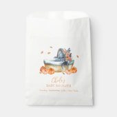 ヴィンテージ素朴秋パンプキンクリブベビーシャワー フェイバーバッグ (正面)