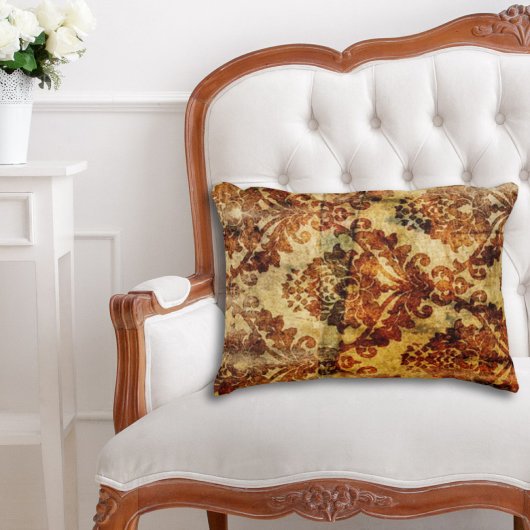 ヴィンテージ素朴秋秋ブラウンダマスク アクセントクッション