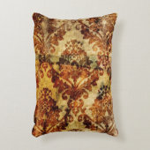 ヴィンテージ素朴秋秋ブラウンダマスク アクセントクッション (正面(垂直))