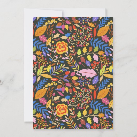 ヴィンテージ素朴秋秋植物園 シーズンカード (正面)