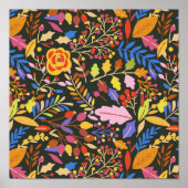 ヴィンテージ素朴秋秋植物園 ポスター (正面)