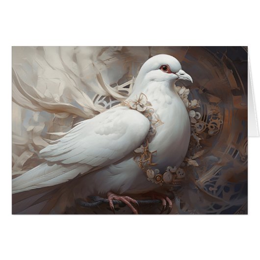 ヴィンテージ素朴結婚の鳩 (正面横)