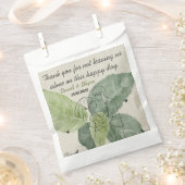 ヴィンテージ素朴結婚フローラ フェイバーバッグ (クリップ留めされた状態)