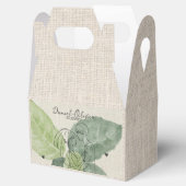 ヴィンテージ素朴結婚フローラ フェイバーボックス (オープン)