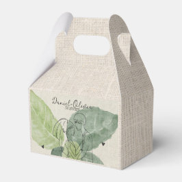 ヴィンテージ素朴結婚フローラ フェイバーボックス