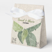 ヴィンテージ素朴結婚フローラ フェイバーボックス (正面サイド)