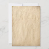 ヴィンテージ素朴結婚式招待状 招待状 (裏面)