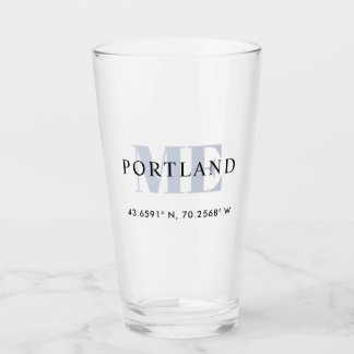 ヴィンテージ素朴緯度経度の市座標 タンブラーグラス