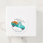 ヴィンテージ素朴車 |ベビーシャワーメッセージカード フェイバータグ (インサイチュ)