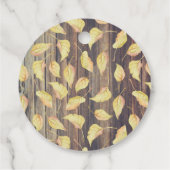 ヴィンテージ素朴車 |ベビーシャワーメッセージカード フェイバータグ (裏面)