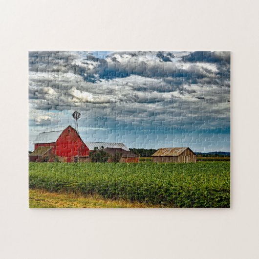 ヴィンテージ素朴農産大豆 ジグソーパズル (横)