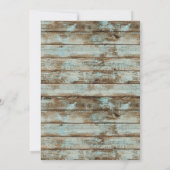 ヴィンテージ素朴野球少年ベイビーシャワー 招待状 (裏面)