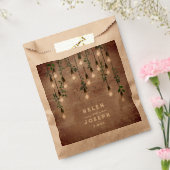 ヴィンテージ素朴電球レンガ結婚植物薬 フェイバーバッグ (封をした状態)