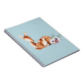 ヴィンテージ素朴鹿の森フローラ赤ちゃんシャワー ノートブック (右側)