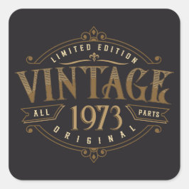 ヴィンテージ素朴1973 スクエアシール
