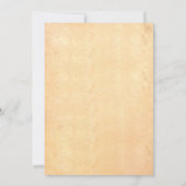 ヴィンテージ素朴50s古いレトロ結婚式の日付を保存 招待状 (裏面)