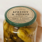 ヴィンテージ素朴70cl 1Lジャムびんの蓋ラベルを保持 ラウンドシール