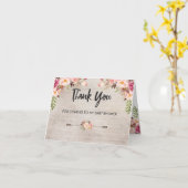 ヴィンテージ素朴・フローラ・ボホ・ベビー・シャワー・カード カード (黄色い花)