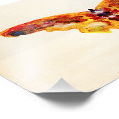 ヴィンテージ紫と黄色の蝶の写真プリント フォトプリント            (角)