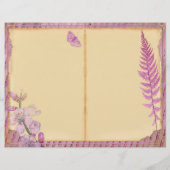 ヴィンテージ紫の情熱フローラジャーナル (裏面)