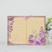 ヴィンテージ紫の情熱フローラジャーナル (スタンド正面)