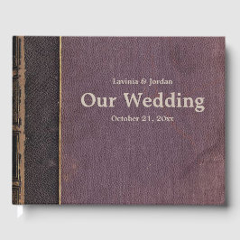 ヴィンテージ紫の本 ゲストブック