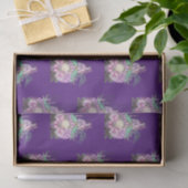 ヴィンテージ紫の海の魔女のパターン 薄葉紙 (ギフト)