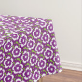 ヴィンテージ紫フローラディアンツスバルバータパターン テーブルクロス (インサイチュ)