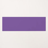 ヴィンテージ紫マゼンタフローラ ヨガマット (裏面(横))