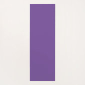 ヴィンテージ紫マゼンタフローラ ヨガマット (裏面)