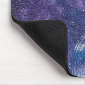 ヴィンテージ紫色の天空の世界地図(12) マウスパッド (コーナー)