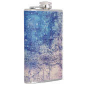 ヴィンテージ紫色の天空の世界地図(14) フラスク (右)