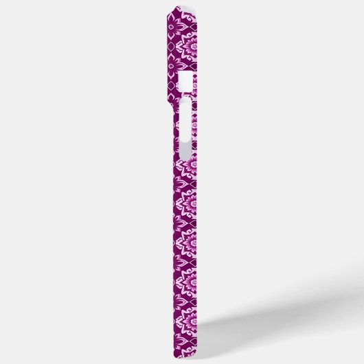 ヴィンテージ紫色の幾何学模様 Case-Mate iPhoneケース (裏面 / 左)