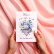 ヴィンテージ紫色の花の花嫁の提案