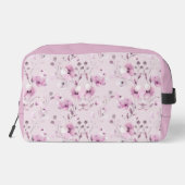 ヴィンテージ紫色の花柄 ドップキット (裏面)