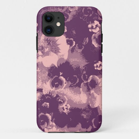 ヴィンテージ紫 Case-Mate iPhoneケース (裏面)